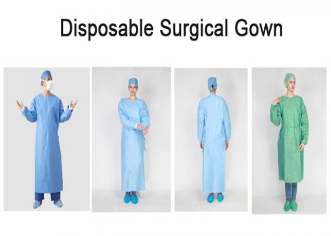 Robes médicales légères d'isolement avec la protection contre des bactéries
