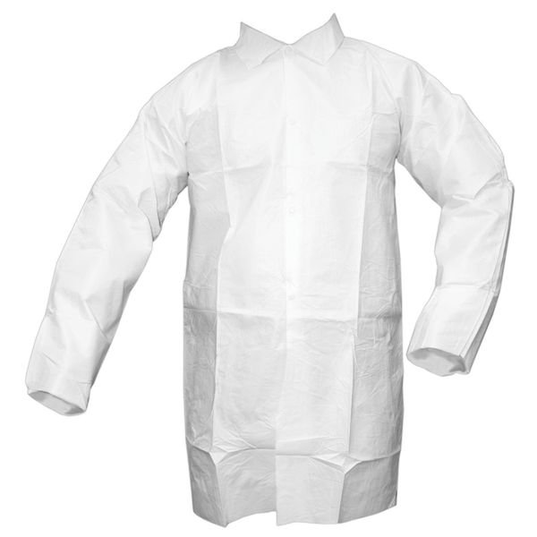 Le laboratoire en plastique jetable unisexe de S-XXXL enduit le poncho de pluie du capot