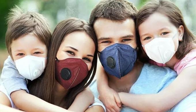 Masques adultes de bouche pliant masque confortable de brume du masque FFP2 l'anti