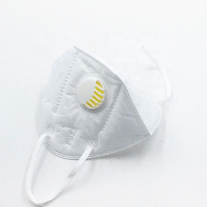 Anti masque de poussière pliable de la poussière FFP2 avec la capacité élevée de filtration de valve
