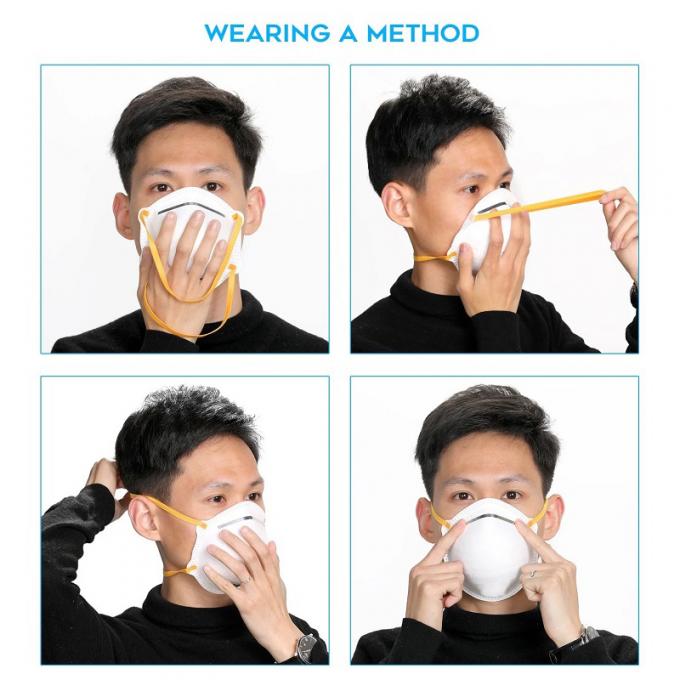 Masque antipoussière de la tasse FFP2/masque non tissé multifonctionnel respirateur respirable de masque protecteur