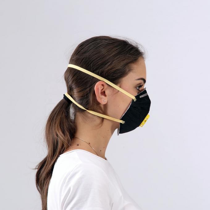 Masque de poussière jetable de forme de tasse, masque de tasse de FFP1/FFP2 avec la valve