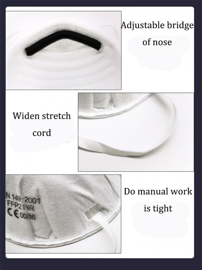 Masque écologique de la tasse FFP2, masque particulaire de respirateur pour le lieu public