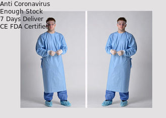 Favorable à l'environnement réglable patient jetable confortable de robes chirurgicales