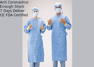 Alcali résistant à l'acide jetable coloré de docteur Gown With résistant