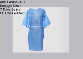 Docteur jetable résistant liquide Gown 30gsm 50gsm pour le centre médico-social
