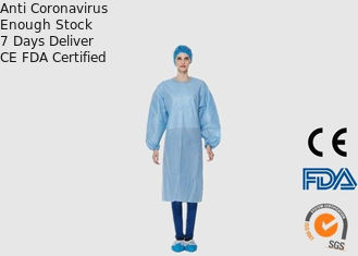 Médical jetable de couleur bleue frotte respirable avec le matériel de SMS