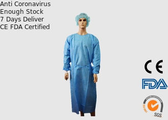 Médical jetable frotte les robes de fonctionnement que le liquide résistent pour l'hôpital