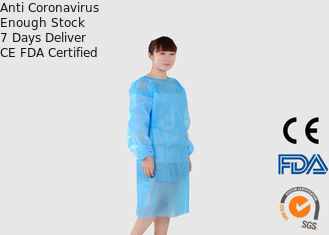 Vêtements médicaux jetables médicaux de preuve de la poussière avec respirable et flexible