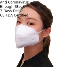 Masque jetable plat de l'antivirus N95 du respirateur FFP2 de pli vertical confortable de masque