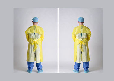 Chine Docteur jetable imperméable Gown, tabliers jetables lisses avec des douilles société