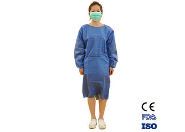 Hautes robes médicales jetables protectrices avec la taille de S-5XL et le bracelet élastique