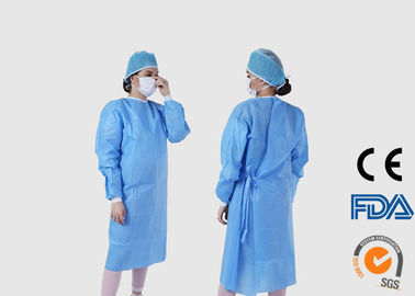 Combinaisons jetables bleues matérielles écologiques avec la certification de la CE/OIN