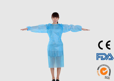 Chine Robe chirurgicale jetable de couleur verte AVEC le matériel enduit de PE de pp société