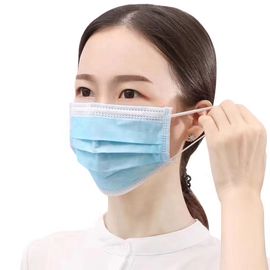 Masque jetable parfait de bouche de la poussière antibactérien non tissé de masque protecteur de 3 couches