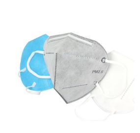 Masque jetable se pliant plat de l'Anti-poussière de textile tissé du masque FFP2 de pli vertical non