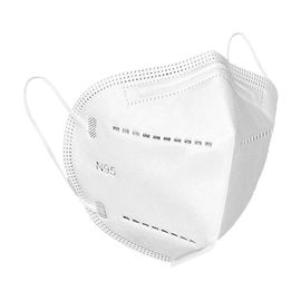 Comfortable FFP2 Respirator Mask Vertical Fold Flat Antivirus N95 Disposable Mask
