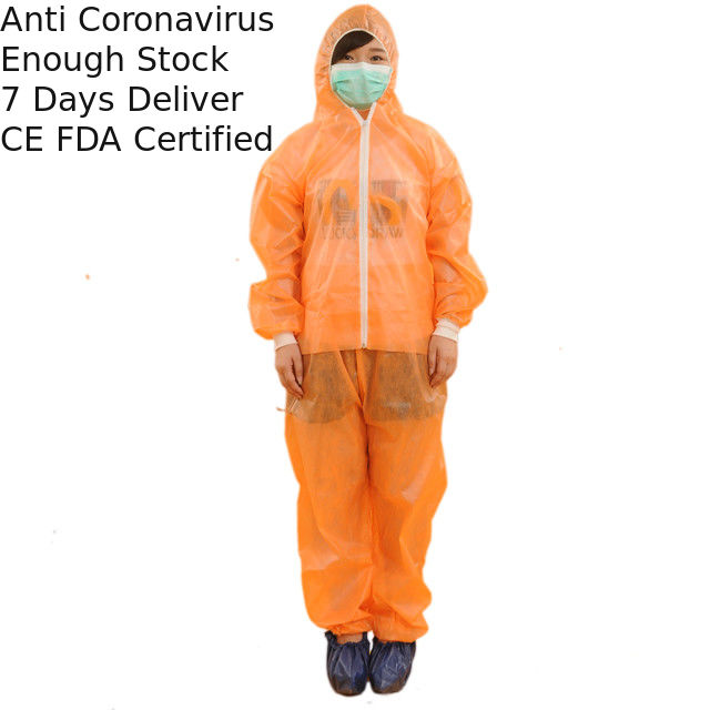 Disposable Non Woven Surgical Gown S-5XL With Hood And Booties For Adults