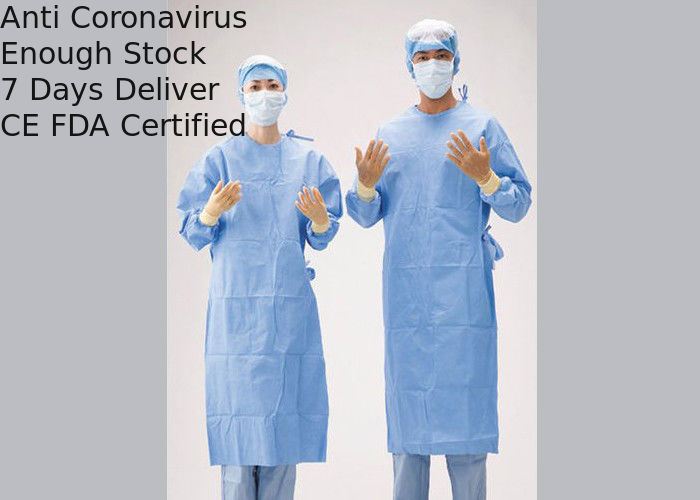 Colorful Disposable Doctor Gown With Acid Resistant Alkali Resistant