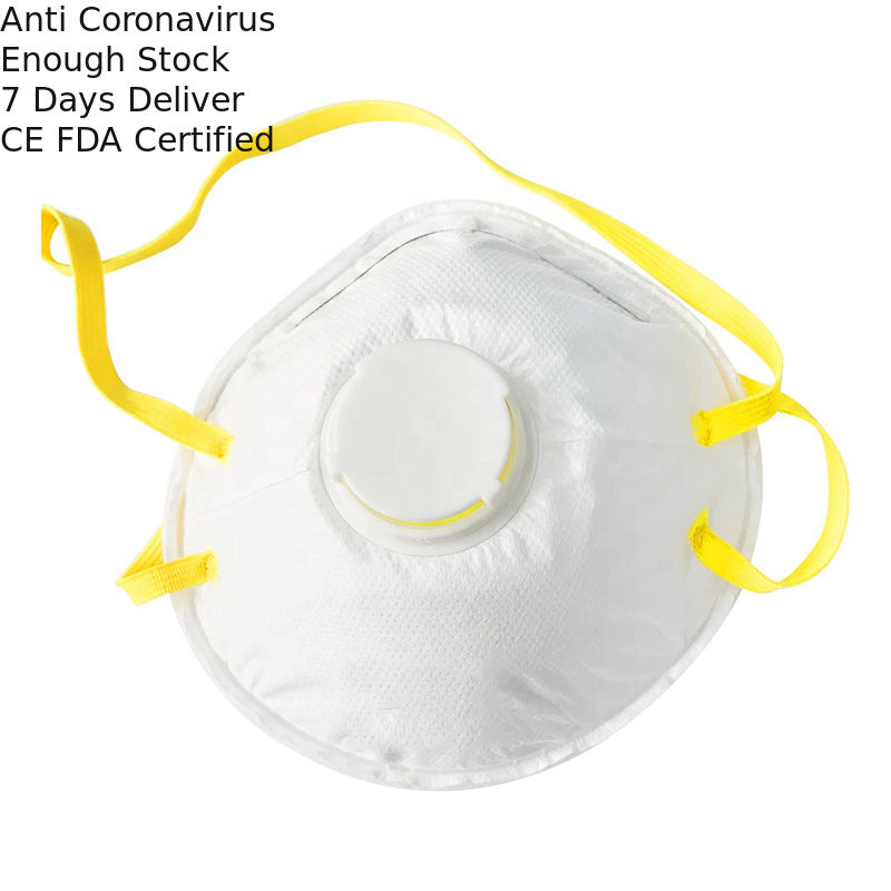Earloop Type FFP2 Disposable Mask , Breathable Valved Dust Mask