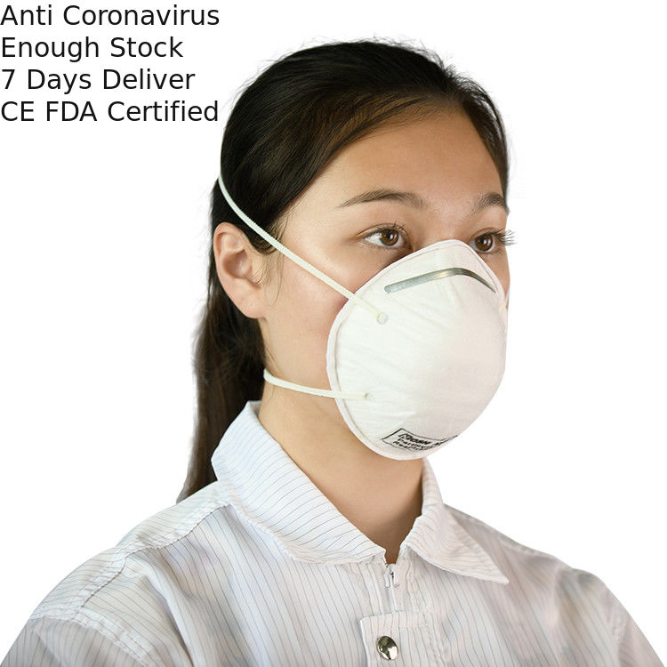 Disposable N95 PM 2.5 FFP2 Anti Pollution Respirator Face Mask For Industrial Field