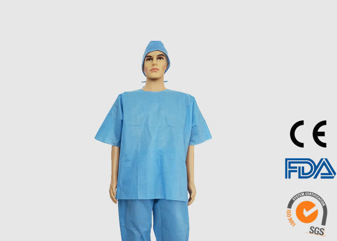 Médical jetable résistant chimique frotte la taille protectrice des combinaisons XL XXL