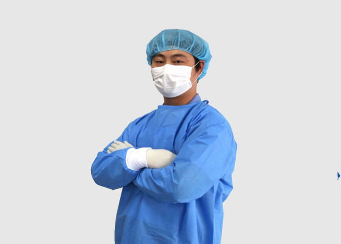 OIN médicale respirable de la CE de la robe chirurgicale 120*140cm de Sms approuvée