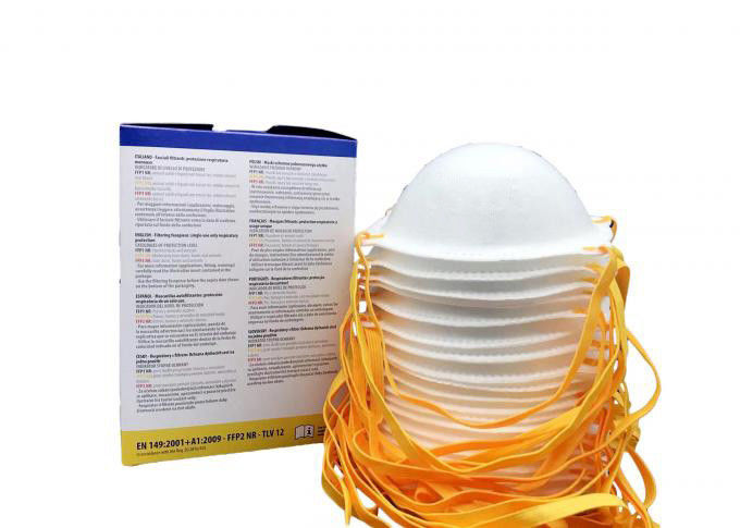 Masque jetable non tissé de style de tasse de masque de sécurité dans la construction de masque de la tasse FFP2